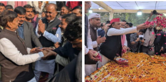 Mau News:पूर्वमुख्यमंत्री अखिलेशयादव घोसी पहुंच कर स्व सुधाकर सिंह को अर्पित किया श्रद्धासुमन। परिजनों को दिलाया भरोसा